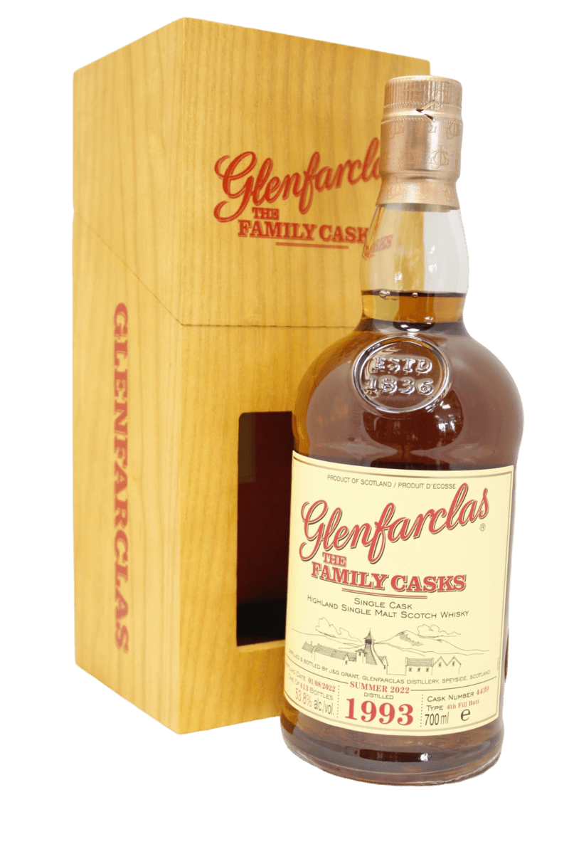 Glenfarclas Family Cask 1993 Cask # 4439 Single Malt Scotch Whisky - Summer 2022