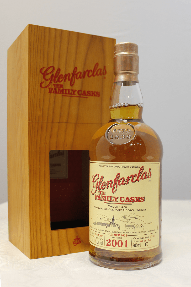 Glenfarclas Family Cask 2001 Cask #3383  Single Malt Scotch Whisky - Summer 2022 Release