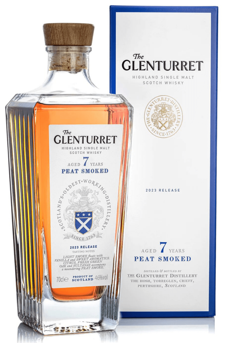 The Glenturret 7 Years Old Peat Smoke Single Malt Scotch Whisky - 2023 Release
