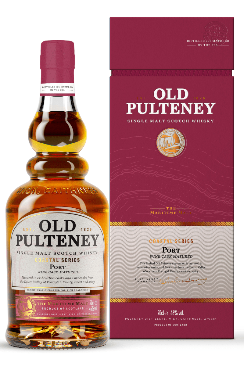 Old Pulteney Coastal Series: Port Wine Cask Matured Single Malt Scotch Whisky