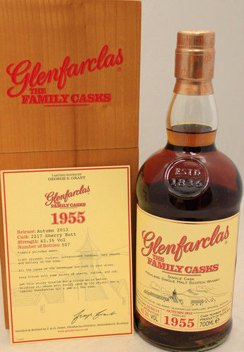 Glenfarclas Family Cask 1955 Cask No. 2217 Single Malt Scotch Whisky
