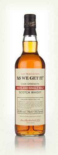Macleod's As We Get It Highland Single Malt Scotch Whisky