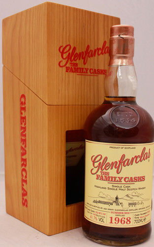 Glenfarclas Family Cask 1968 Cask Number 5243 Single Malt Scotch Whisky