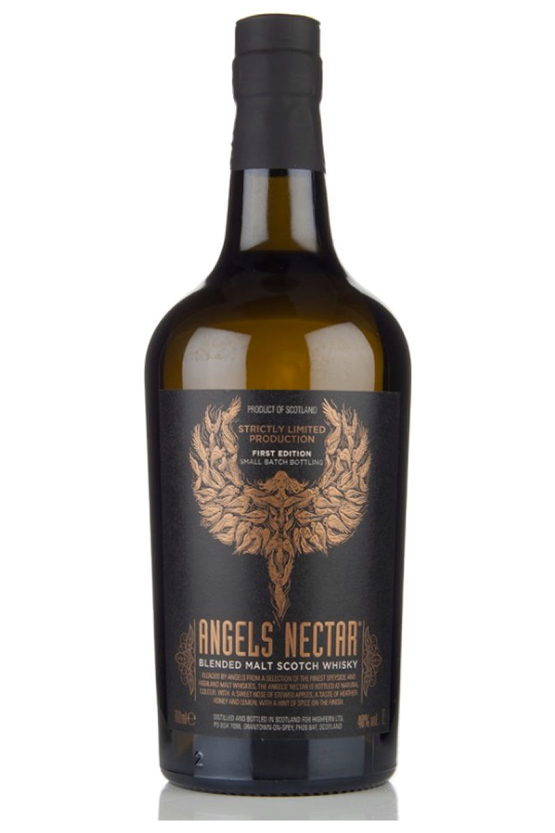 Angels' Nectar Highland & Speyside Blended Malt Scotch Whisky | First Edition Small Batch Bottling