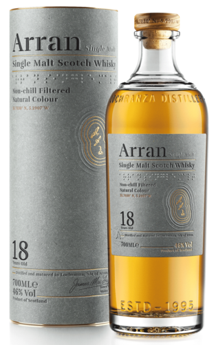 Arran 18 Year Old Single Malt Scotch Whisky - 2022  Release