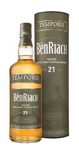 BenRiach 21 Year Old - Temporis - Peated - Single Malt Scotch Whisky