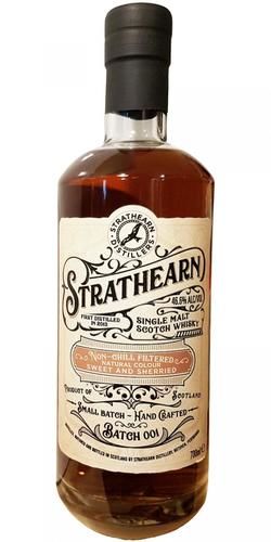 Strathearn Batch 1 - Single Malt Scotch Whisky