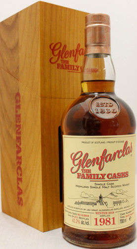 Glenfarclas Family Cask 1981 Cask # 1085 Single Malt Scotch Whisky