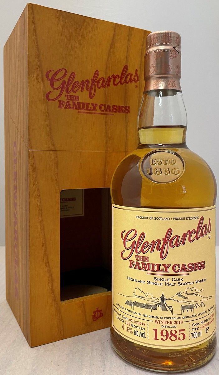 Glenfarclas Family Cask 1985 Cask # 2784 Single Malt Scotch Whisky