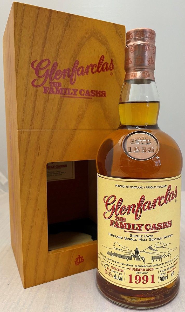Glenfarclas Family Cask 1991 Summer 2020 #211 Single Malt Scotch Whisky