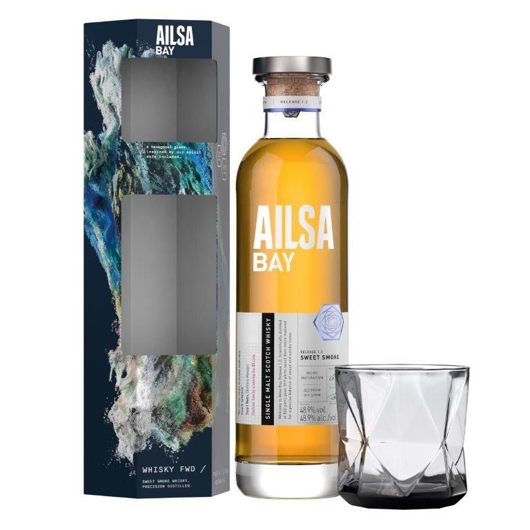 Ailsa Bay Release 1.2 Single Malt Scotch Whisky Gift Pack