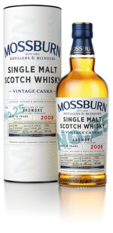 Ardmore - 2008 - 10 Year Old Single Malt Scotch Whisky - Mossburn Vintage Casks No 25.