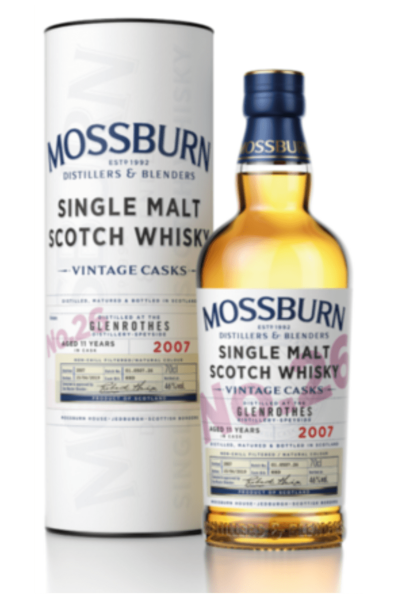 Glenrothes - 2007 - 11 Year Old Single Malt Scotch Whisky - Mossburn Vintage Casks No 26.