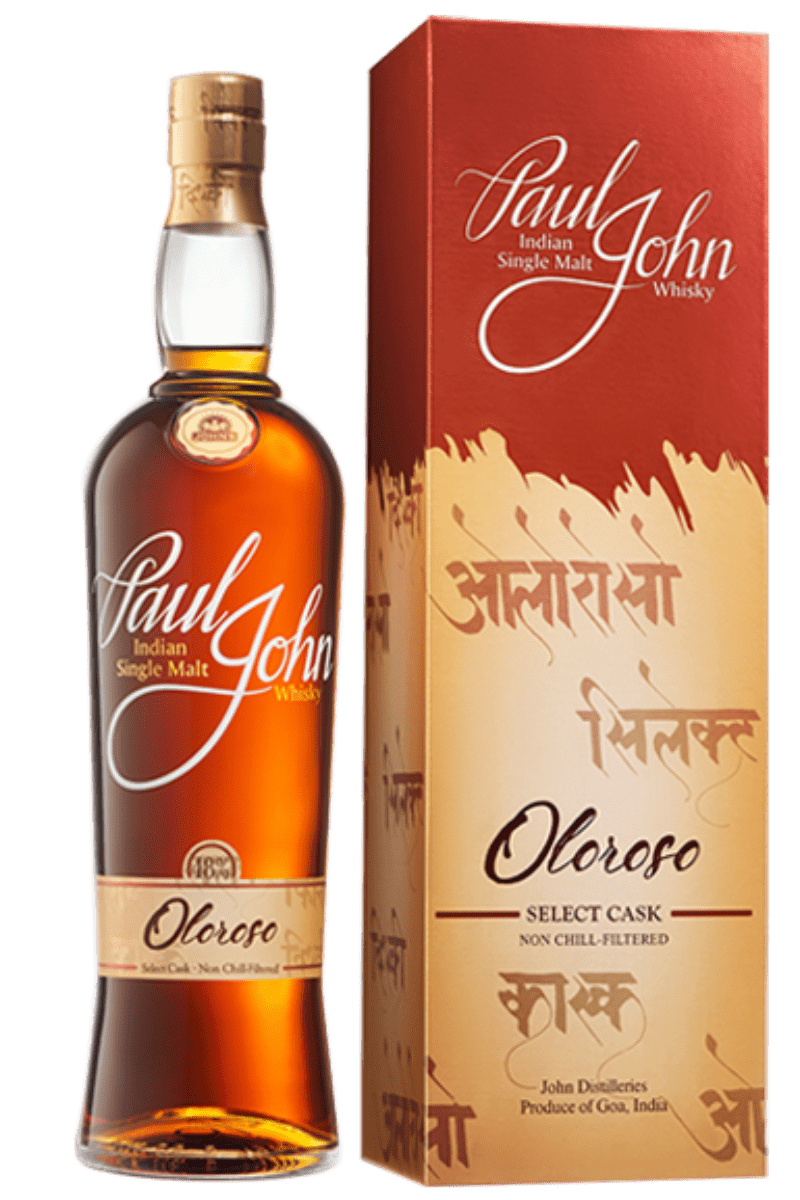 Paul John Oloroso Select Cask Indian Single  Malt Whisky