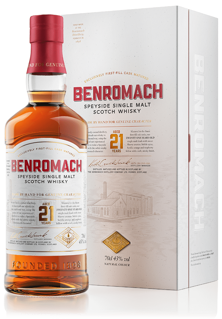 Benromach 21 Year Old Single Malt Scotch Whisky