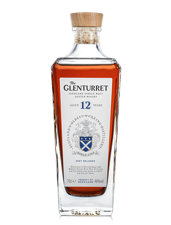 Glenturret 12 Year Old Single Malt Scotch Whisky - 2021 Release.