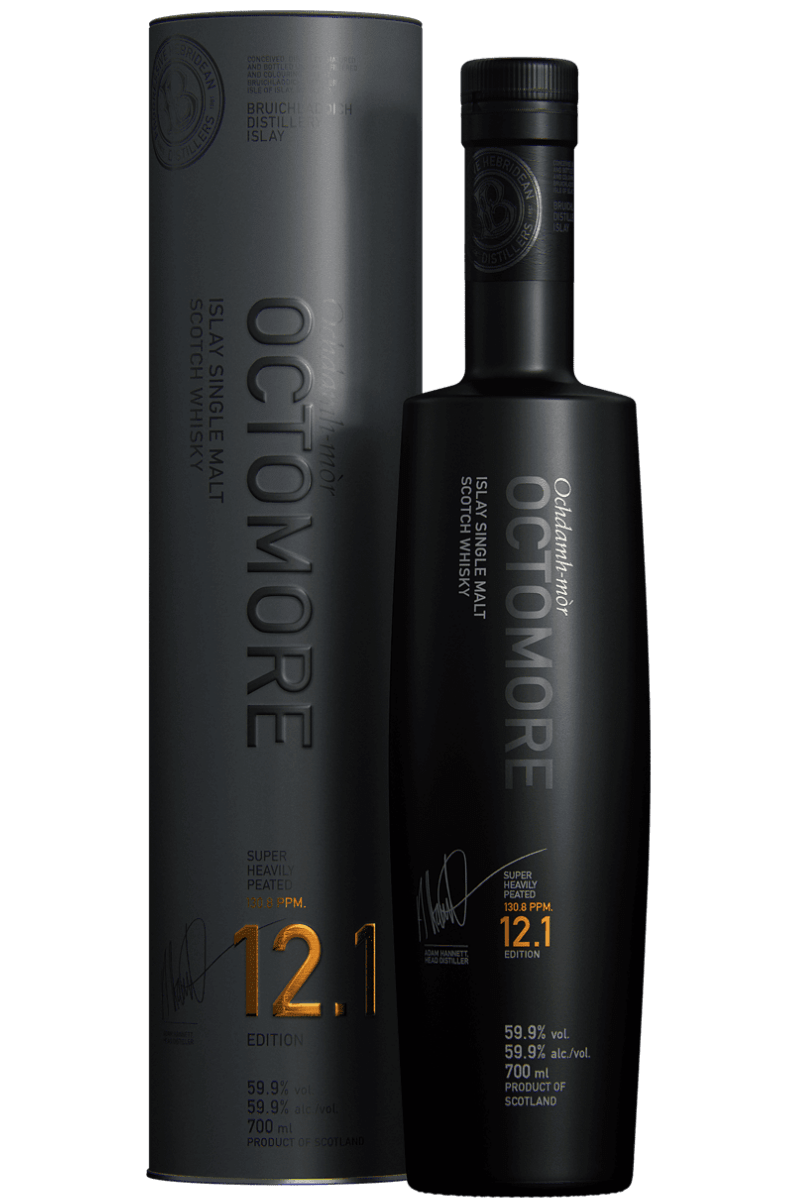 Bruichladdich Octomore Edition: 12.1/ 130.8 PPM -  Single Malt Scotch Whisky - 2021 Release