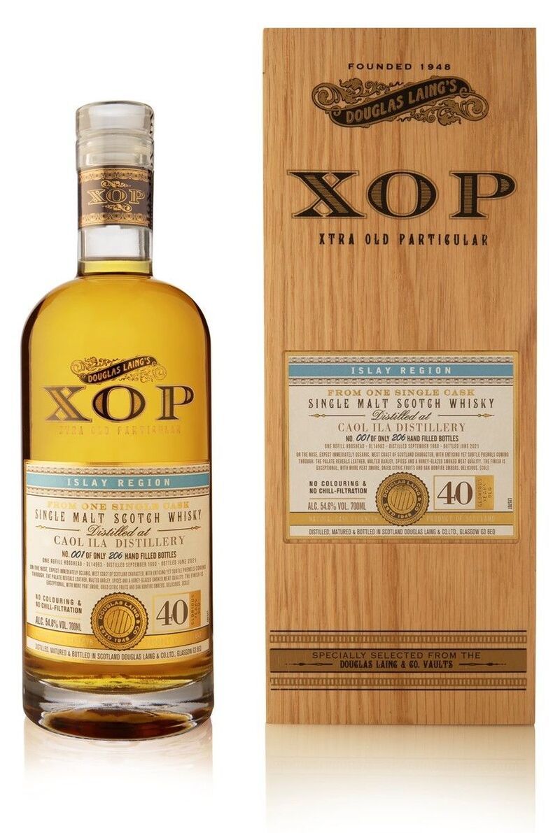 Caol Ila 40 Year Old -  Douglas Laing's XOP Range - Single Cask Malt Scotch Whisky - Cask #DL14963