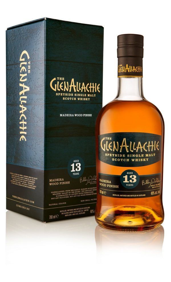 GlenAllachie 13 Year Old - Madeira Wood Finish - Single Malt Scotch Whisky - Wood Finish Series - 2021