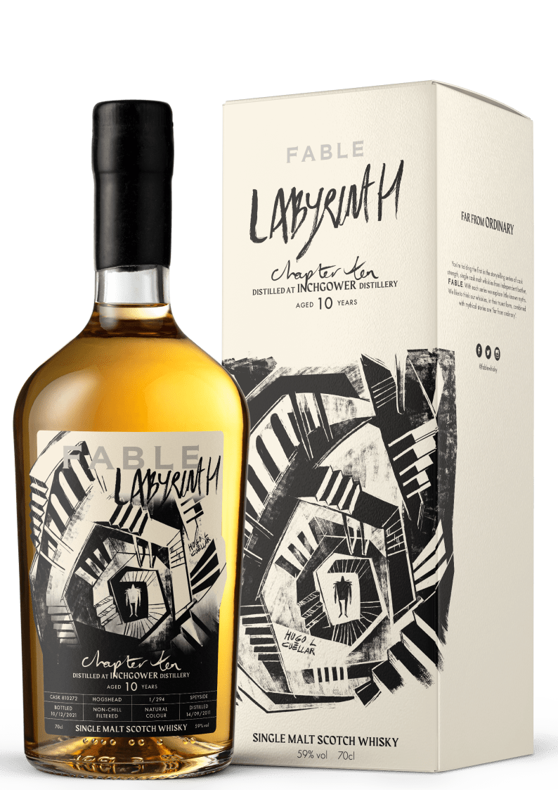 Inchgower 10 Year Old - 2009 - Fable - Chapter 10 - Single Malt Scotch Whisky - Labyrinth