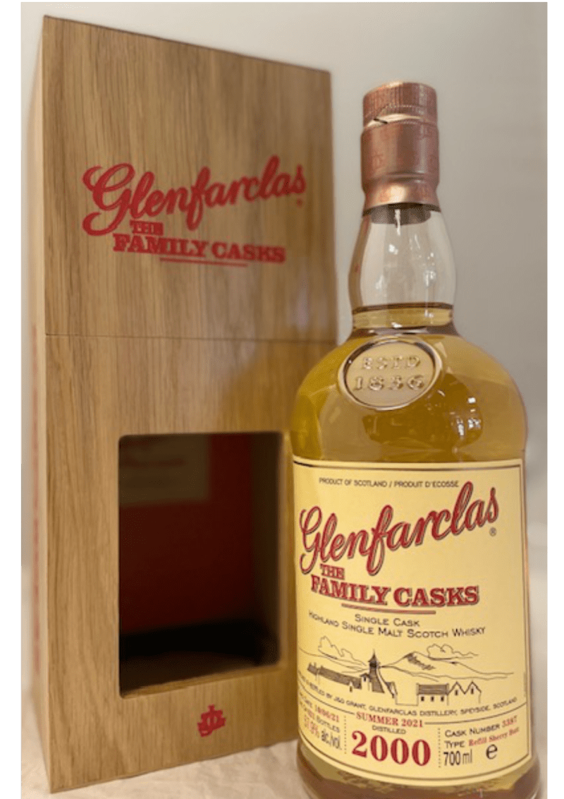 Glenfarclas Family Cask 2000 Summer 2021 Cask #3387 Single Malt Scotch Whisky