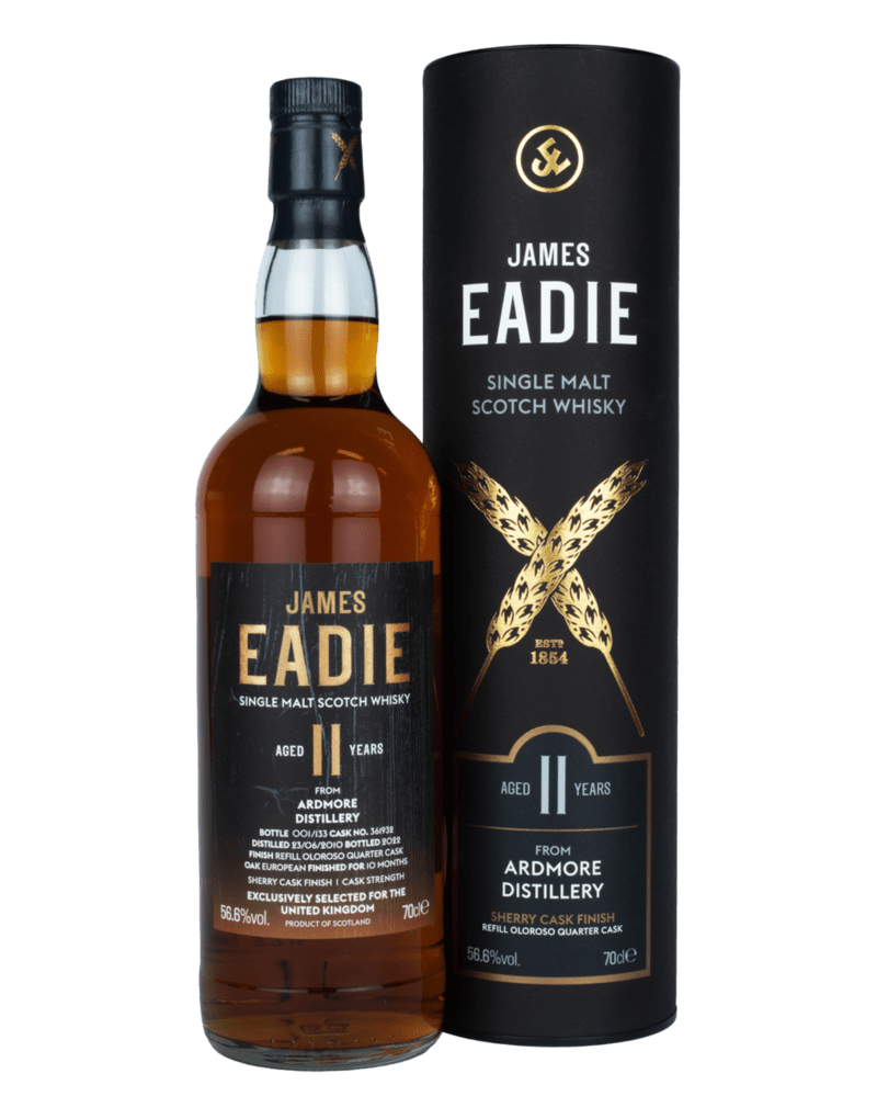 Ardmore 11 Year Old - Refill Oloroso Sherry Quarter Cask Finish - Single Malt Scotch Whisky - James Eadie - UK Exclusive - Cask#361932