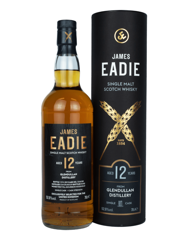 Glendullan 12 Year Old - 1st Fill Bourbon Hogshead - Single Malt Scotch Whisky - James Eadie - #306085 - UK Exclusive