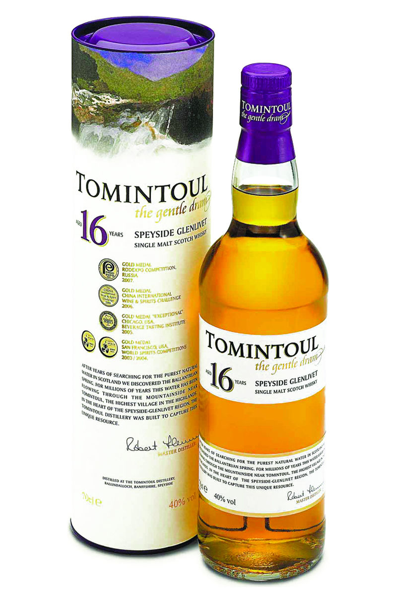 Tomintoul 16 Year Old Single Malt Scotch Whisky