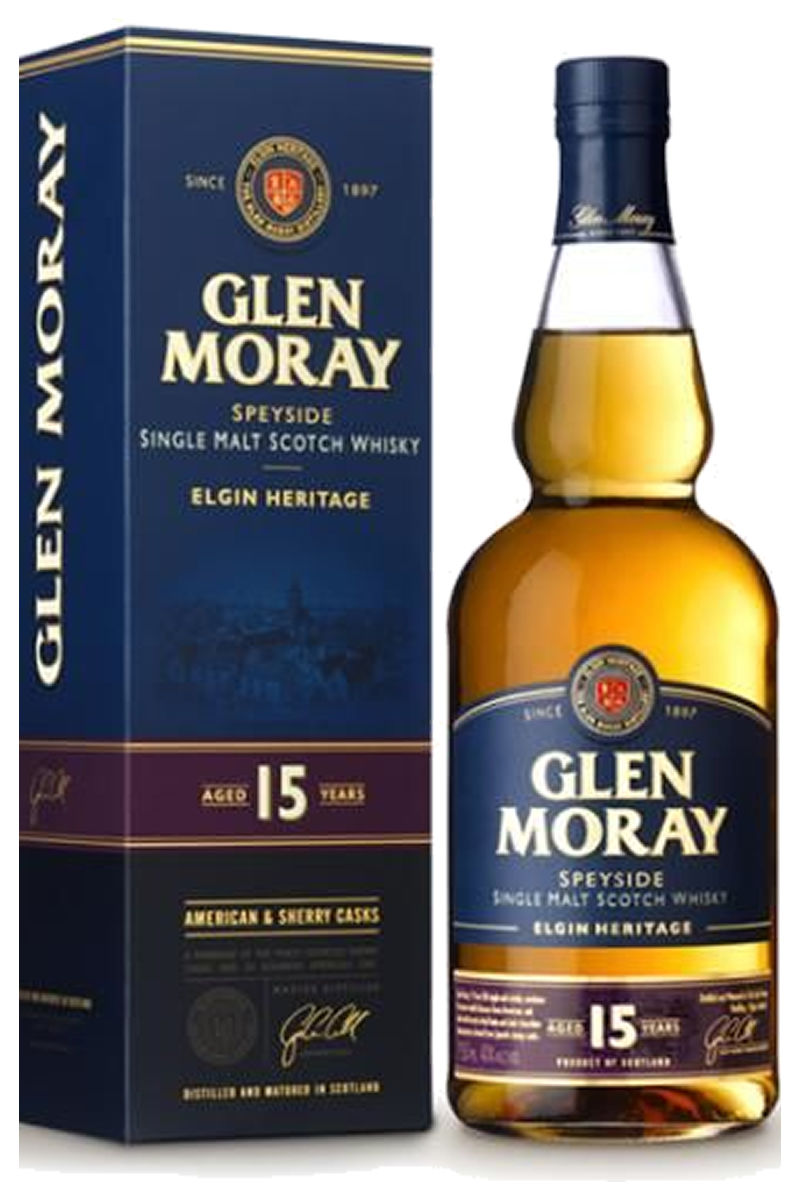 Glen Moray 15 Year Old Single Malt Scotch Whisky
