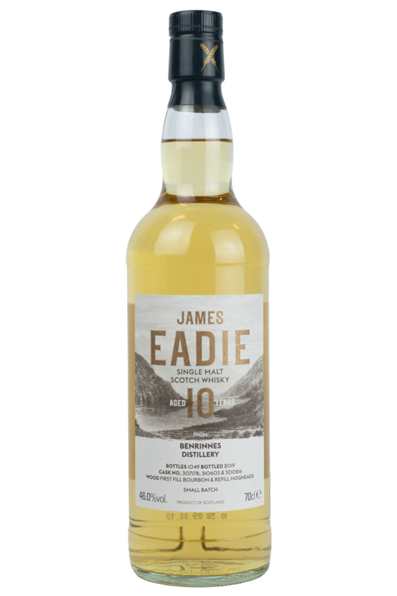 Benrinnes 10 Year Old - 2019 Release -Single Malt Scotch Whisky - James Eadie