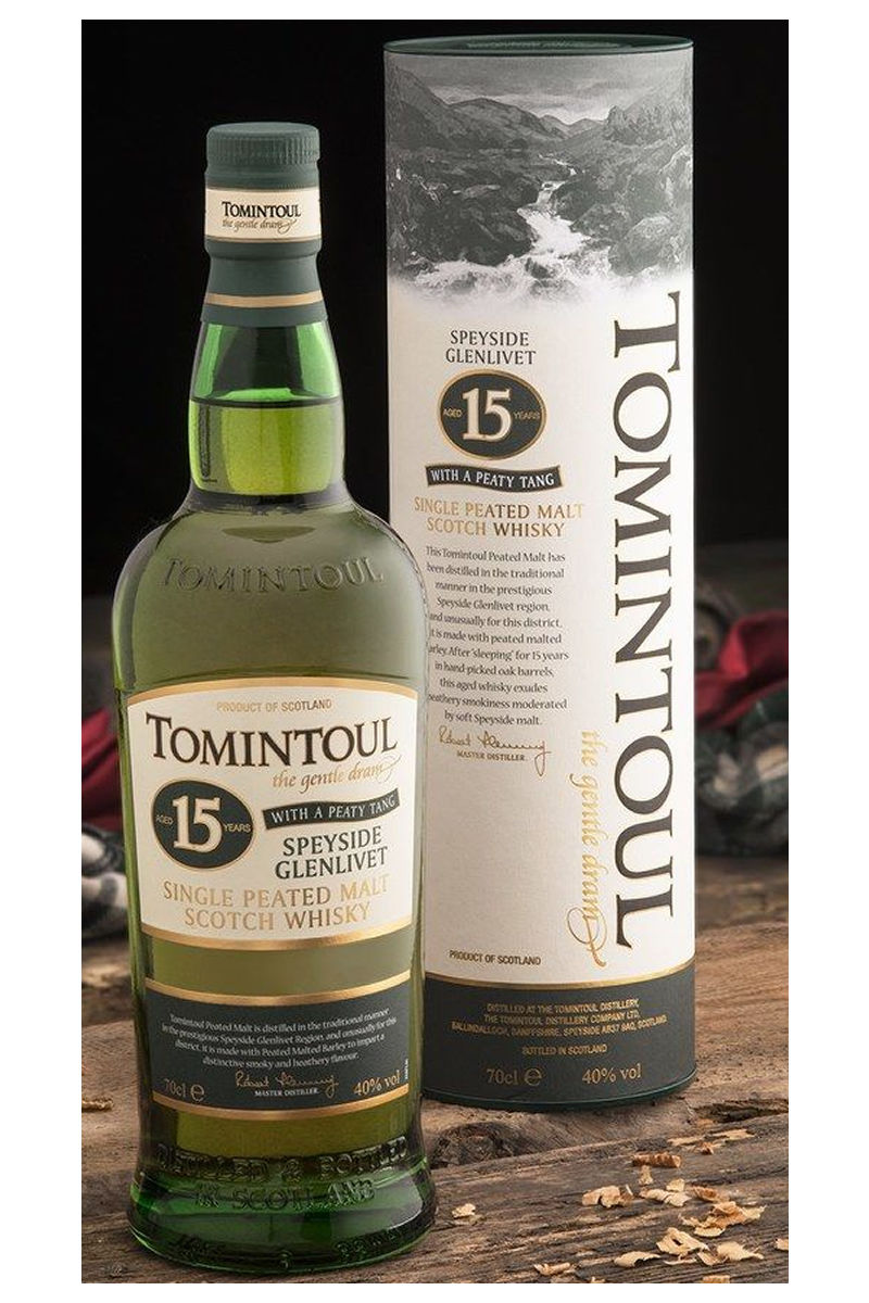 Tomintoul 15 Year Old Peaty Tang Single Malt Scotch Whisky