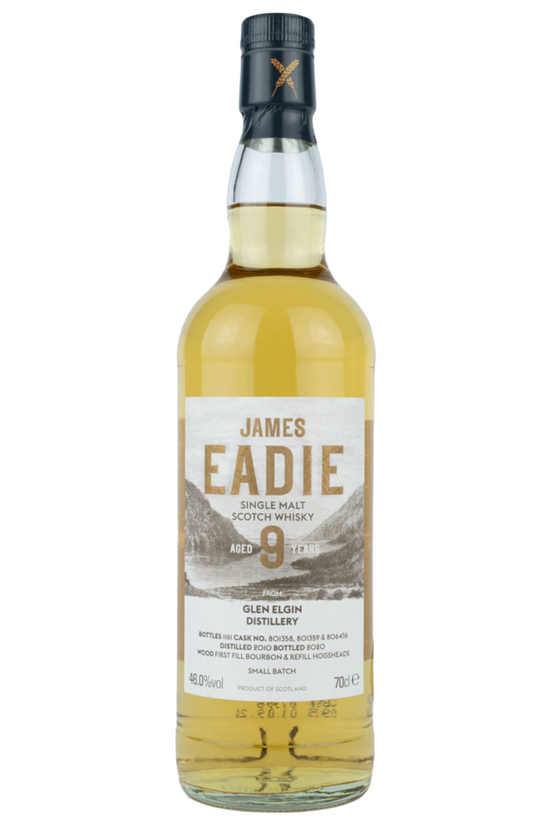 Glen Elgin 9 Year Old -Single Malt Scotch Whisky - James Eadie - Small Batch - Autumn 2020 Release.