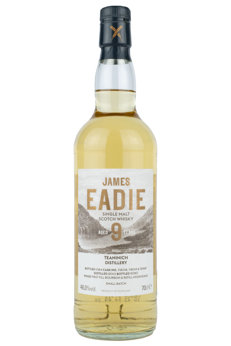 Teaninich 9 Year Old -Single Malt Scotch Whisky - James Eadie - Small Batch - Autumn 2020 Release.