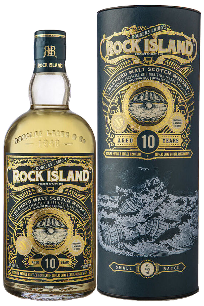 Rock Island 10 Year Old Blended Malt Scotch Whisky - Remarkable Regional Malts