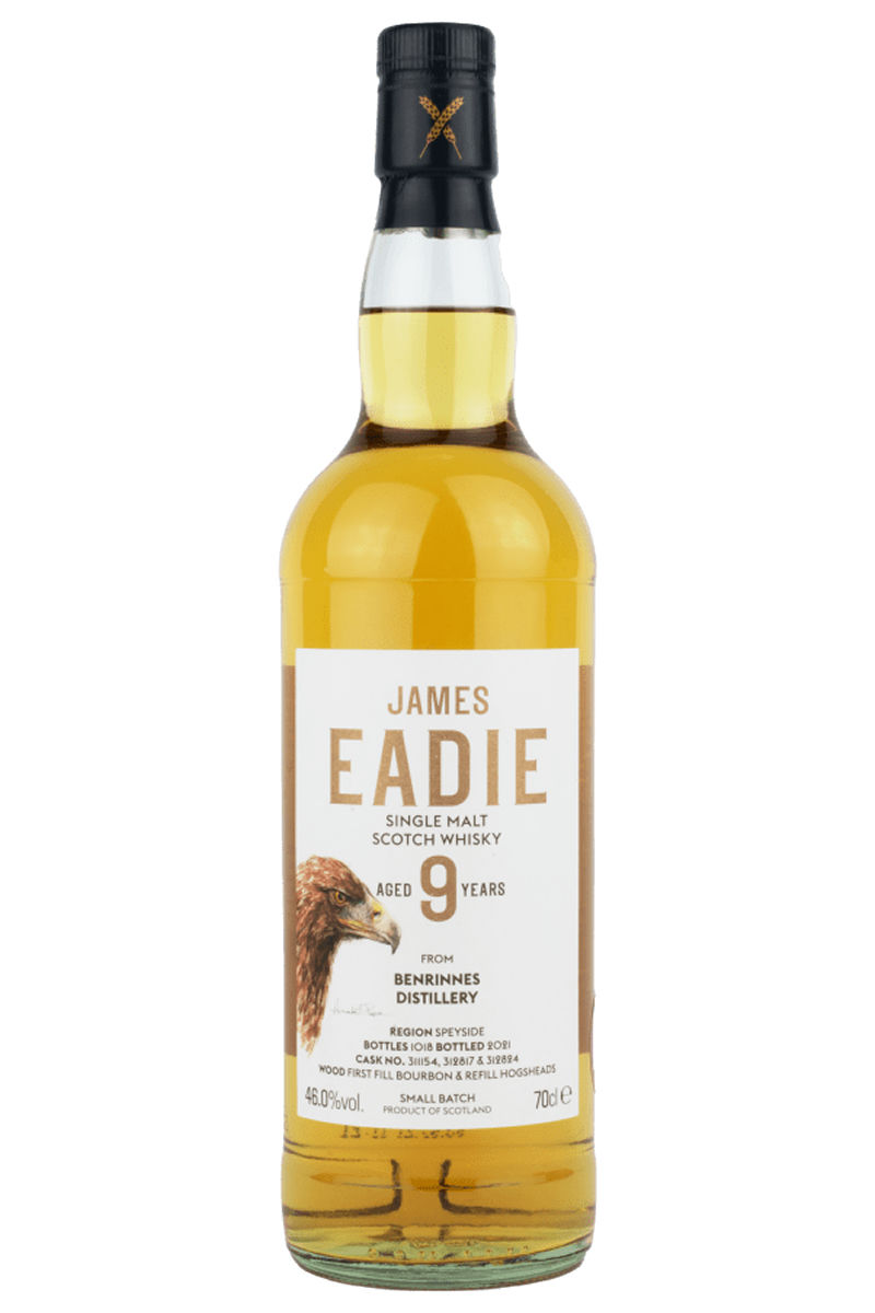 Benrinnes 9 Year Old - 2021 Release -Single Malt Scotch Whisky - James Eadie