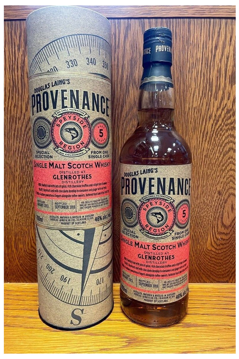Glenrothes 5 Year Old - 2013 - Single Malt Scotch Whisky | Provenance Bottling