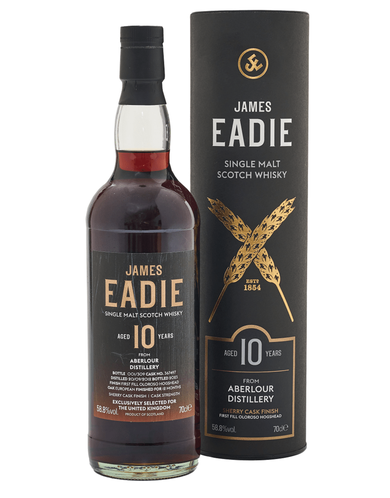 Aberlour 10 Year Old Single Malt Scotch Whisky - James Eadie - 2023  Spring Release