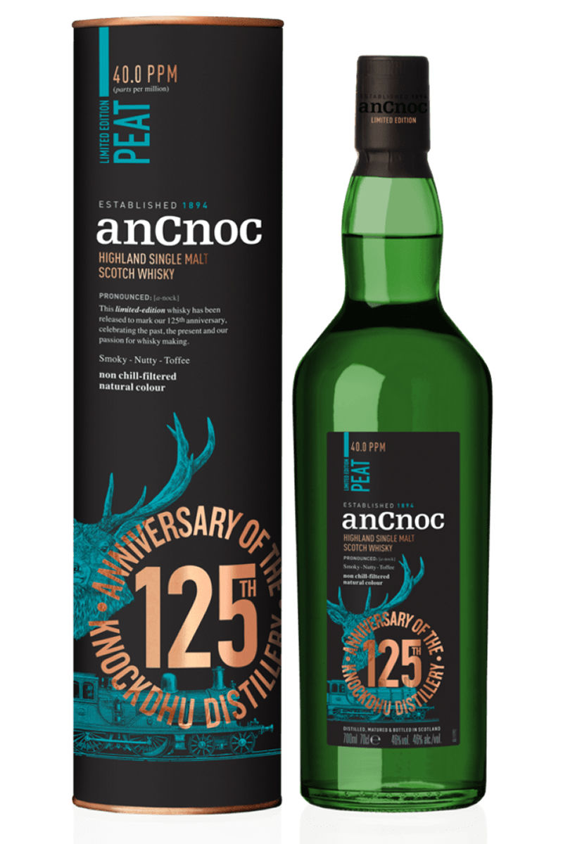 AnCnoc Peat - 125th Anniversary - Limited Edition - Single Malt Scotch Whisky