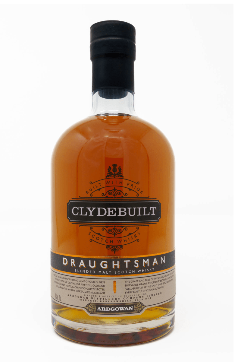 Clydebuilt Draughtsman 8 Year Old Blended Malt Scotch Whisky