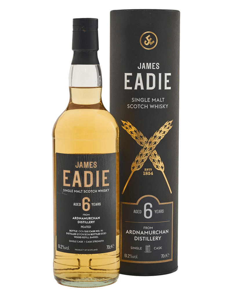 Ardnamurchan  (Peated) 6 Year Old Single Malt Scotch Whisky - James Eadie - 2023  Spring Release