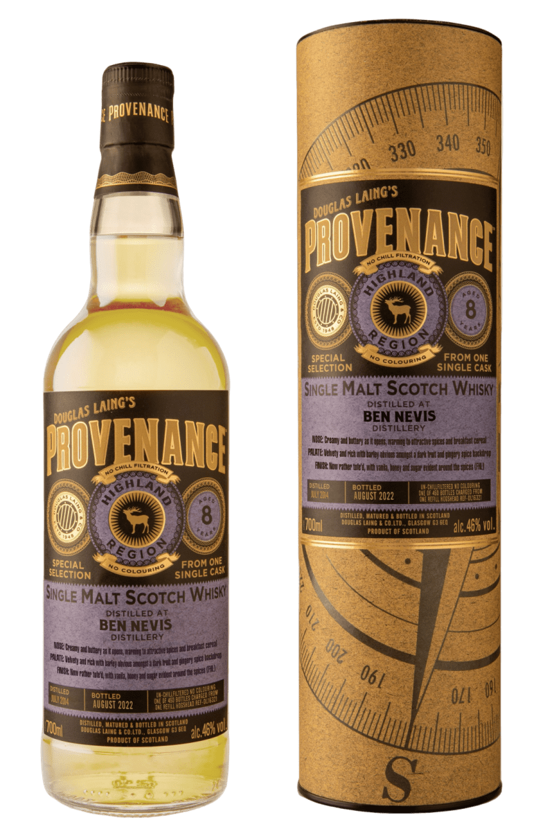 Ben Nevis 8 Year Old - 2014 - Single Malt Scotch Whisky | Provenance Bottling