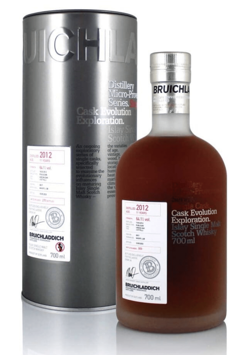 Bruichladdich Distillery Micro-Provenance Series - Vintage 2012 - 11 Year Old - Virgin Oak - # Cask 0917 - Single Malt Scotch Whisky