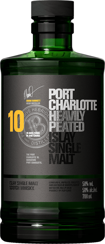 Bruichladdich Port Charlotte Heavily Peated 10 Year Old Islay Single Malt Scotch Whisky