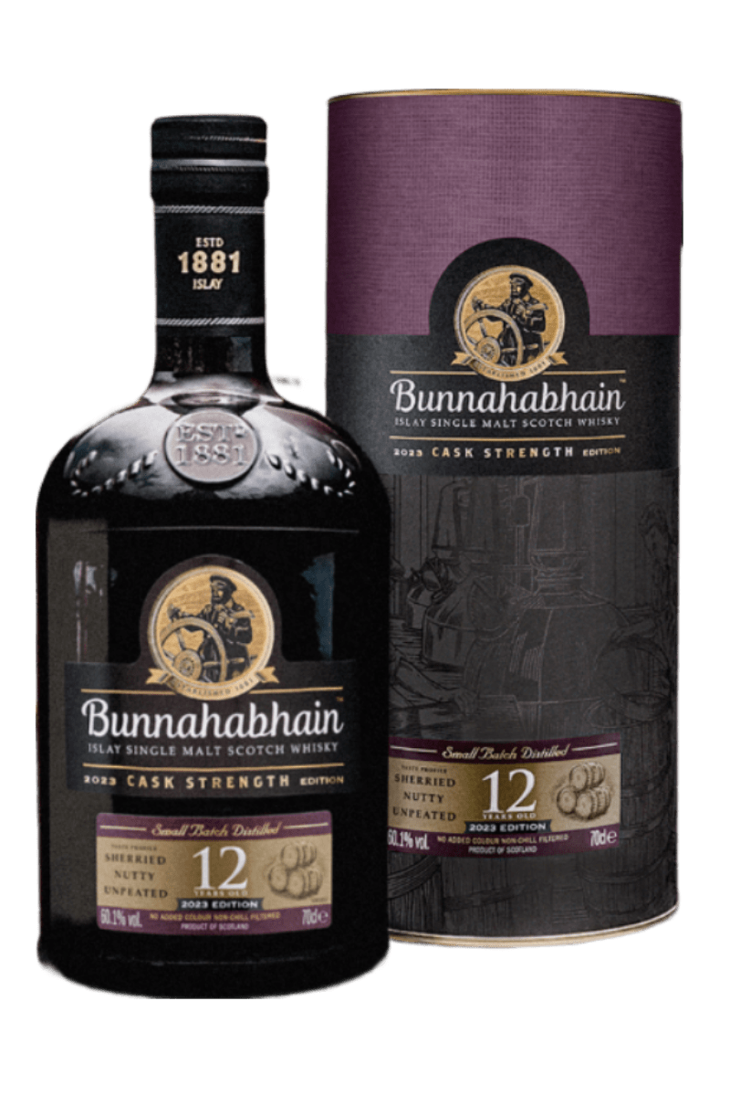 Bunnahabhain 12 Year Old - Cask Strength  - 2023 Edition- Limited Release - Single Malt Scotch Whisky