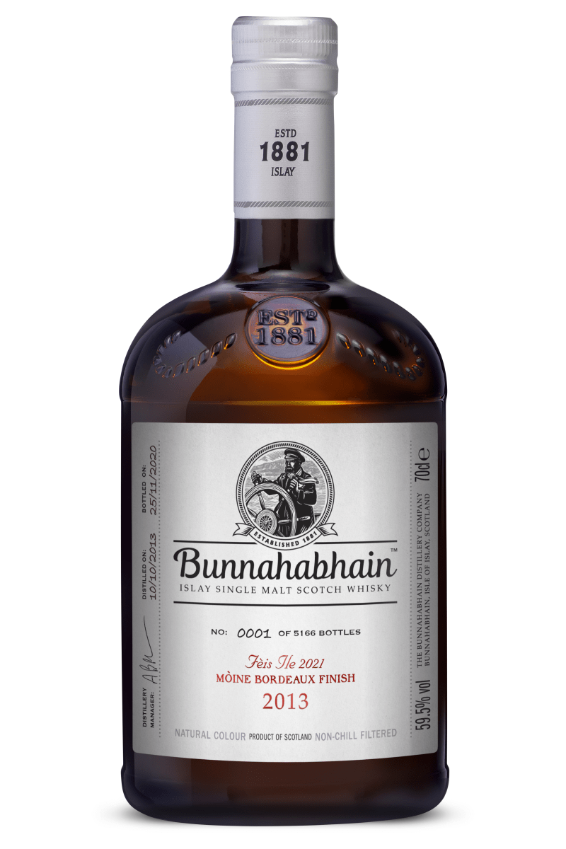 Bunnahabhain Fèis Ìle 2021 - Moine Bordeaux Finish - Single Malt Scotch Whisky