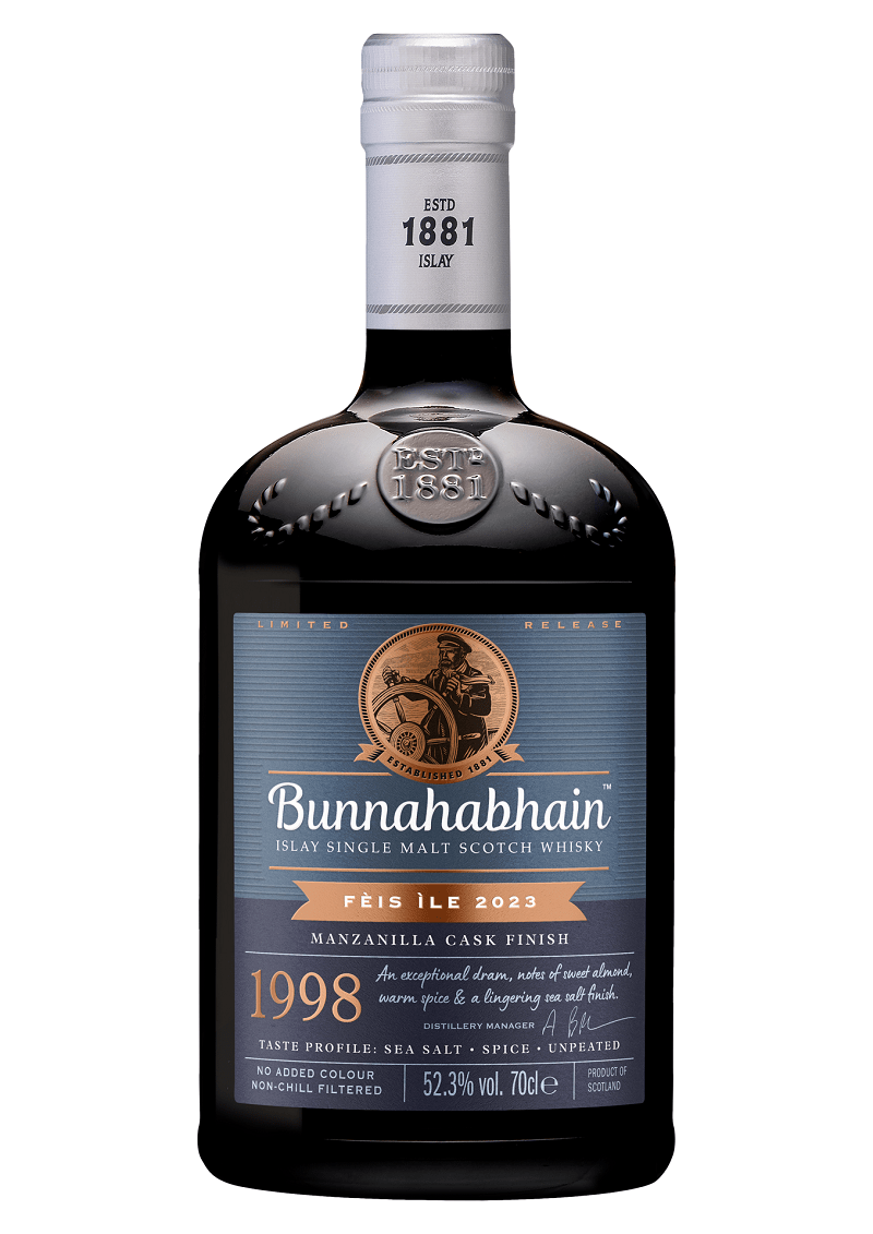 Bunnahabhain Fèis Ìle 2023 - 1998 Manzanilla Cask Finish - Single Malt Scotch Whisky