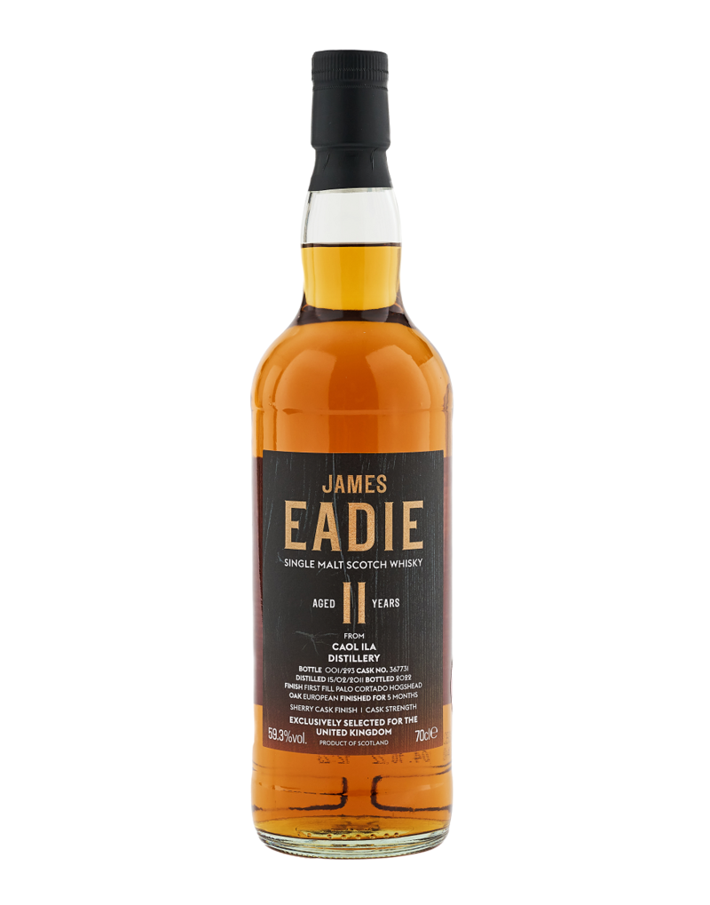Caol Ila 11yo First Fill Palo Cortado Sherry Hogshead Finish #367731 [UK exclusive] 2022  Autumn Release -Single Malt Scotch Whisky - James Eadie