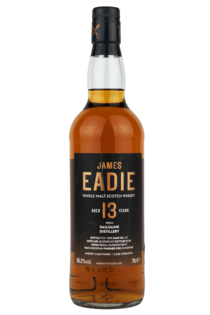 Dailuaine 13 Year Old - Refill Oloroso Butt  -Single Malt Scotch Whisky - James Eadie - Cask #3/1