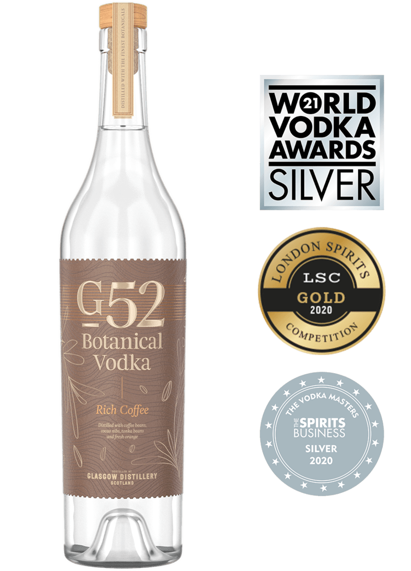 G52 Botanical Vodka - Rich Coffee