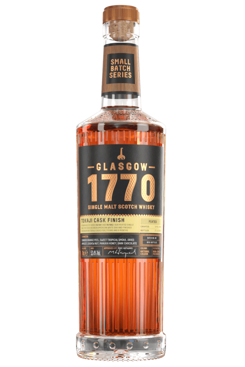 Glasgow 1770 Single Malt Scotch Whisky – Tokaji Cask Finish 